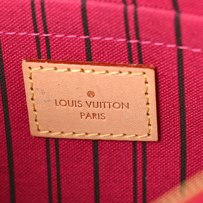 Louis Vuitton Monogram Neverfull MM GM Pochette Pivoine 6 of 9