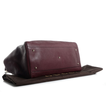 Gucci Pebbled Calfskin Large Soho Shoulder Bag Bordeaux 4 of 7