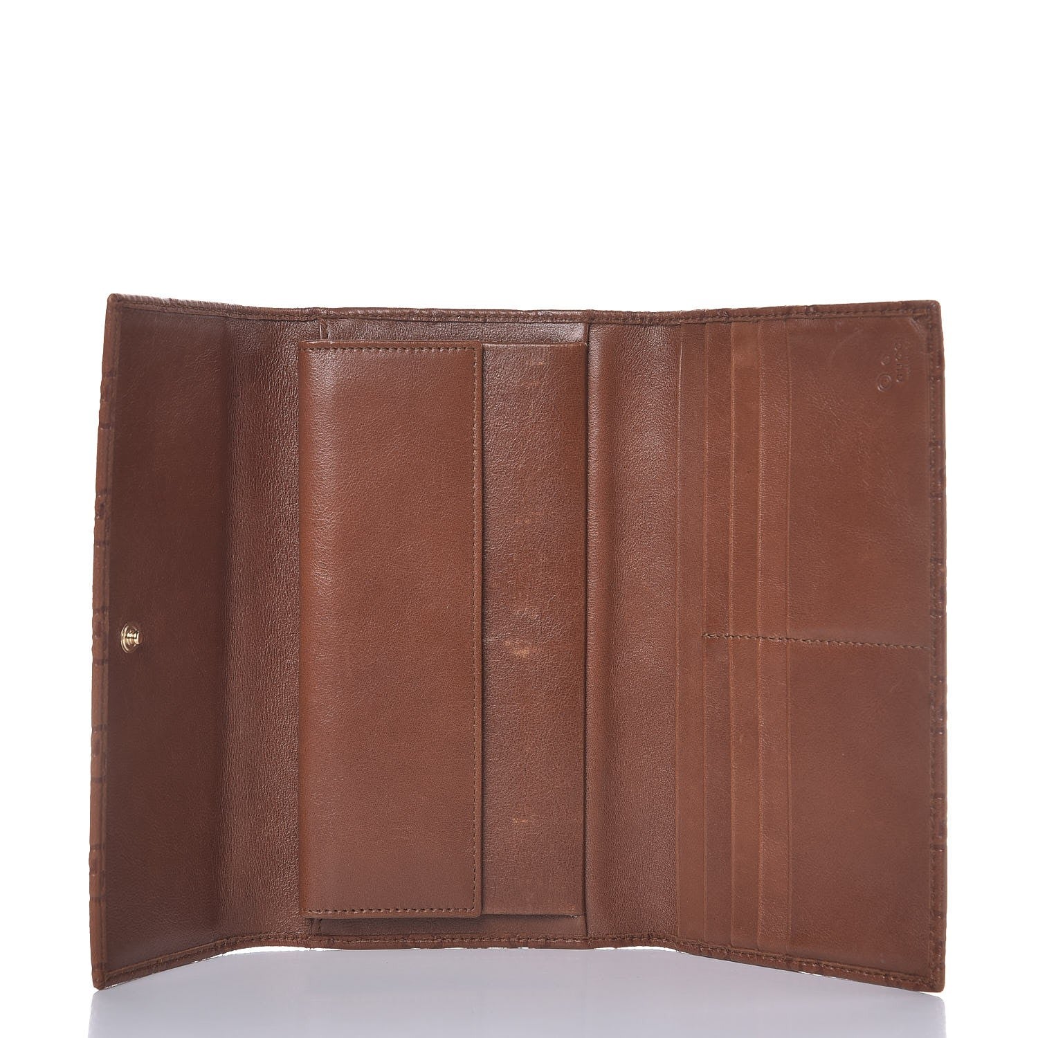 Gucci Guccissima Continental Flap Wallet Brown 5 of 11