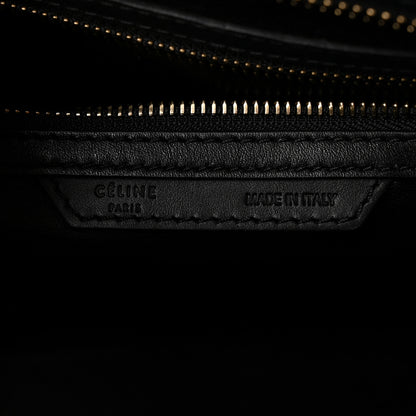 Celine Elephant Calfskin Mini Tri-Color Luggage Blue Black White 6 of 11