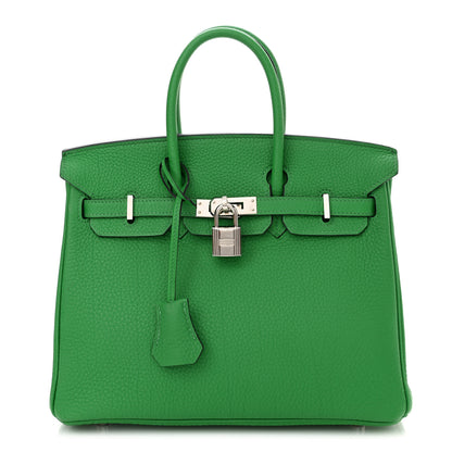Hermes Togo Birkin 25 Bambou 1 of 17