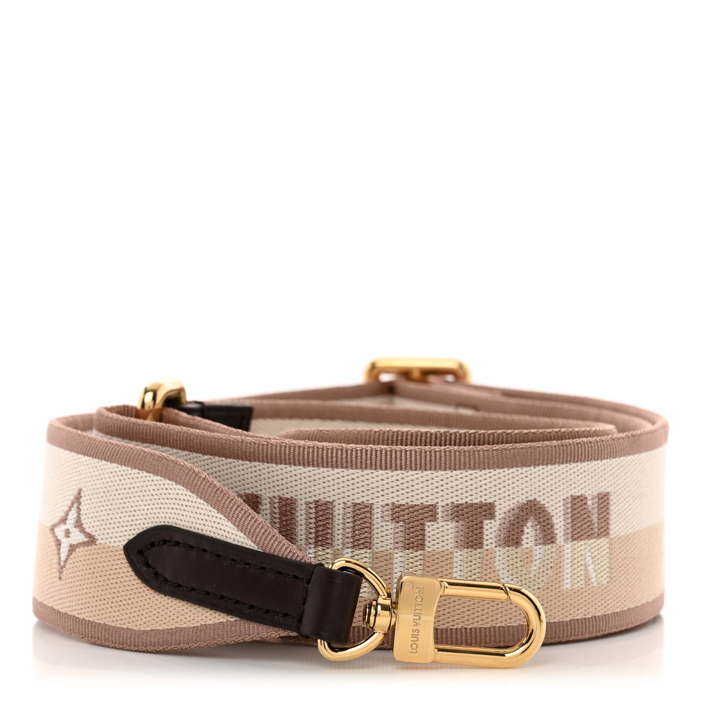 Jacquard Speedy Bandouliere 20 Shoulder Strap Beige Brown