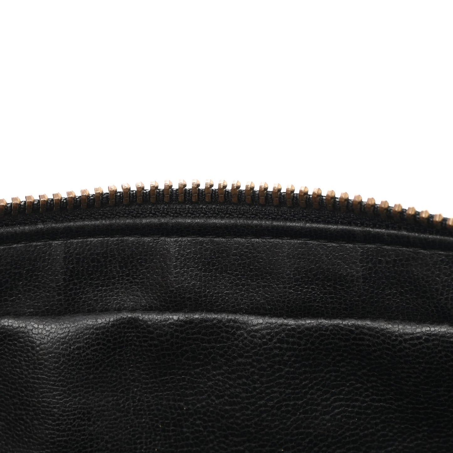 Lambskin Chevron Quilted Small Camera Case Black
