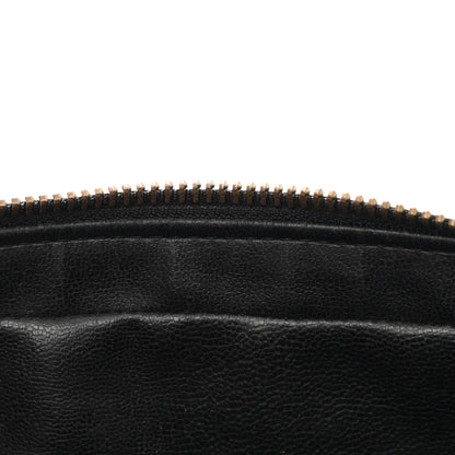 Chanel Lambskin Chevron Quilted Small Camera Case Black 15 of 15