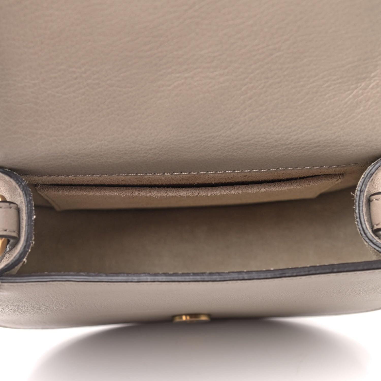 Chloe Calfskin Suede Small Nile Bracelet Bag Motty Grey 5 of 9