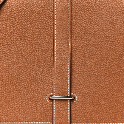 Hermes Togo Steve Light Messenger Gold 8 of 11