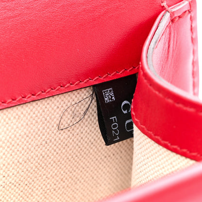 Gucci Calfskin Chinese New Year Mini Dionysus Shoulder Bag Hibiscus Red 8 of 18