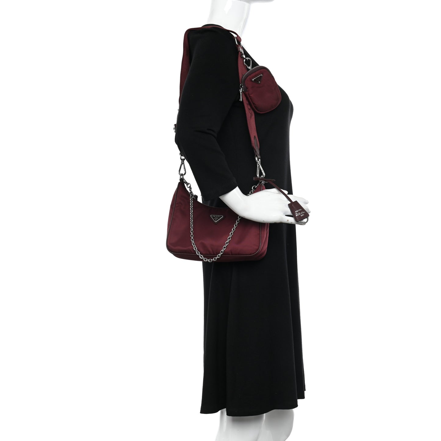 Tessuto Nylon Re-Edition 2005 Shoulder Bag Granato
