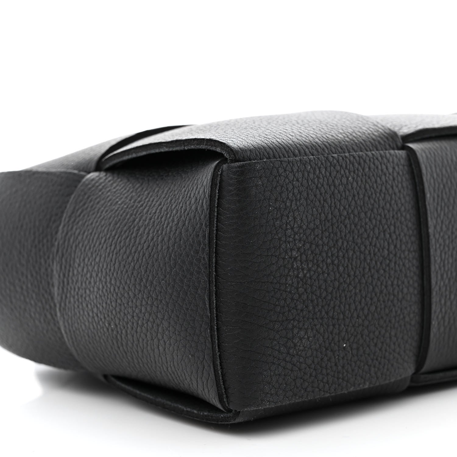 Bottega Veneta Grained Calfskin Intrecciato Candy Arco Tote Black 11 of 14