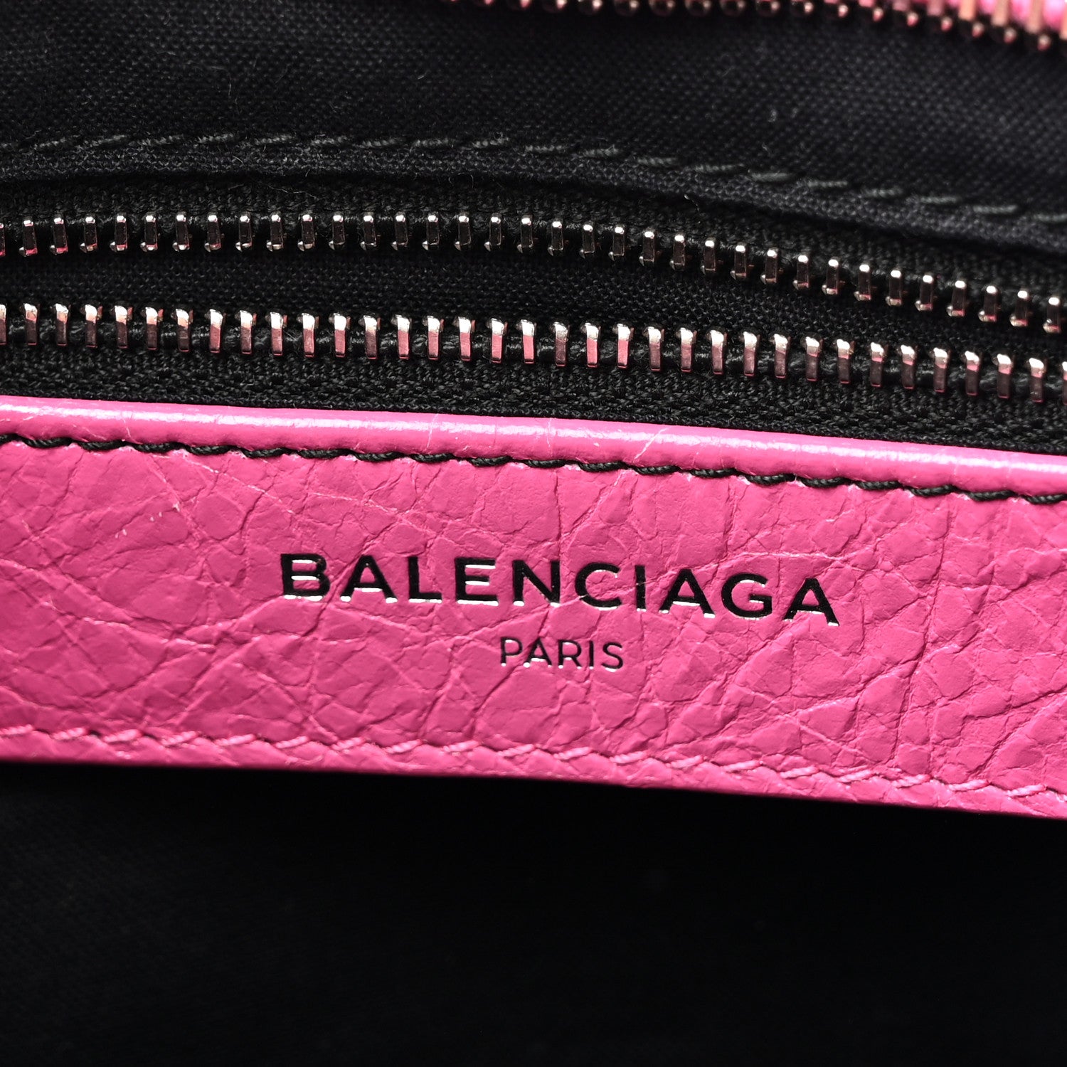 Balenciaga Agneau Classic Silver Hardware S City Flamingo 7 of 17