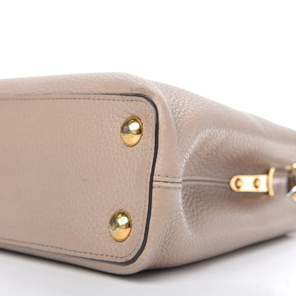 Louis Vuitton Taurillon Capucines BB Galet 7 of 13