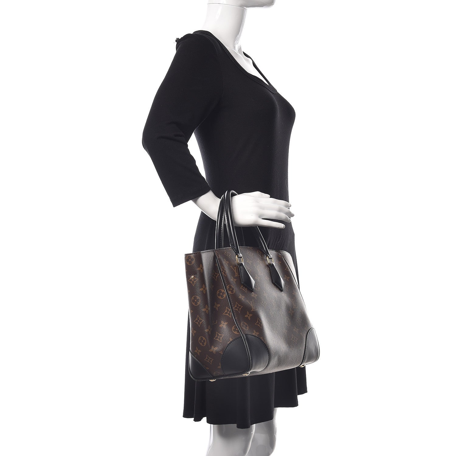Louis Vuitton Monogram Phenix MM Black 2 of 9
