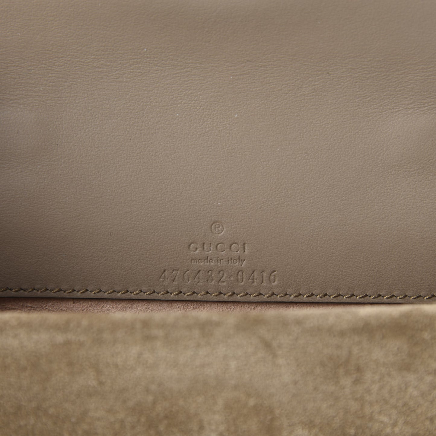 GG Supreme Monogram Super Mini Dionysus Shoulder Bag Taupe
