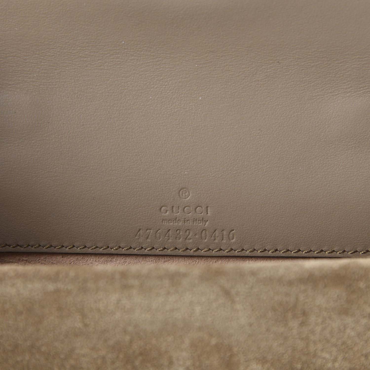 Gucci GG Supreme Monogram Super Mini Dionysus Shoulder Bag Taupe 8 of 9