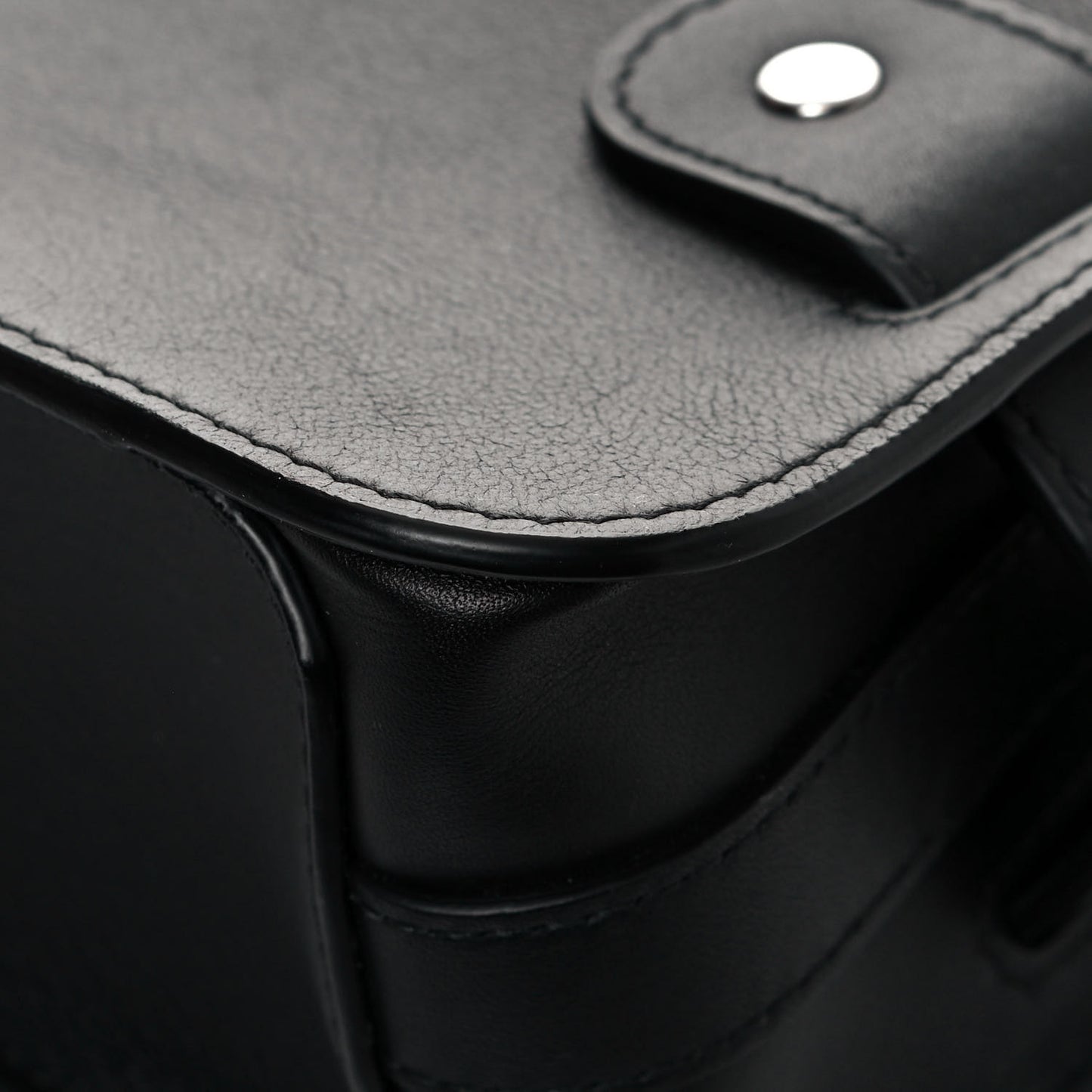 Smooth Calfskin Mini PS11 Classic Shoulder Bag Black