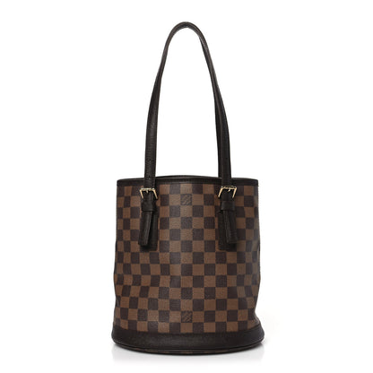 Louis Vuitton LOUIS VUITTON Damier Ebene Marais Bucket 23 1 of 10
