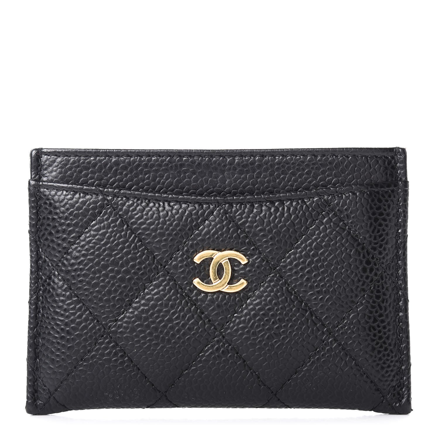 Chanel Caviar Quilted Card Holder Black 1 of 9