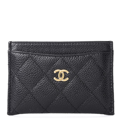 Chanel Caviar Quilted Card Holder Black 1 of 9