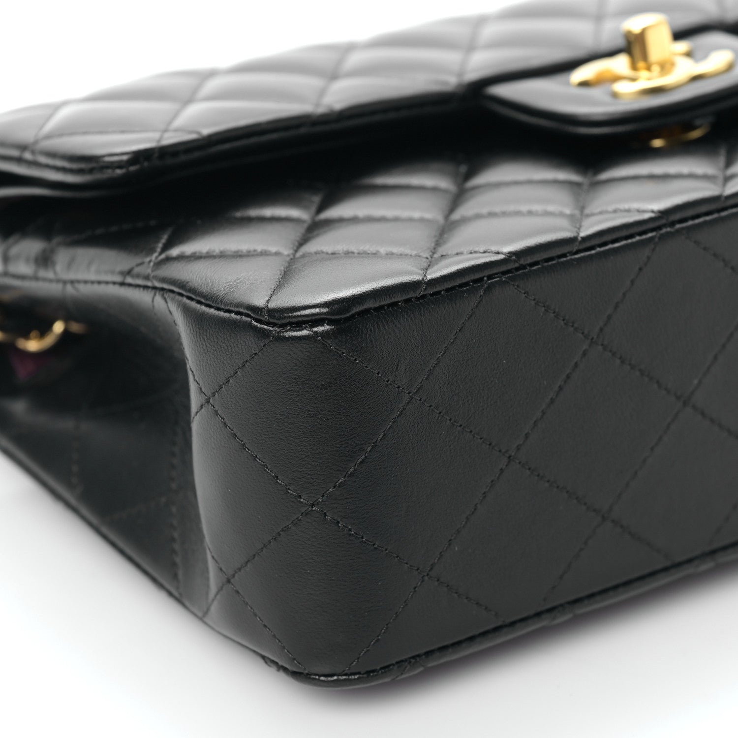 Chanel Lambskin Quilted Small Double Flap Black 8 of 9