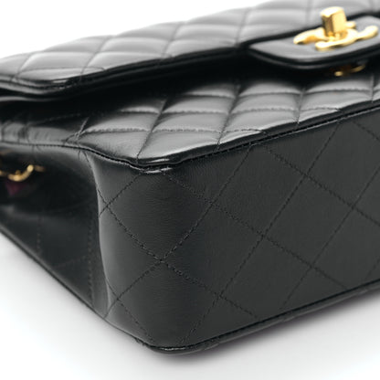 Chanel Lambskin Quilted Small Double Flap Black 8 of 9