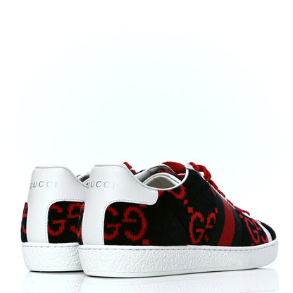 Gucci Terry Cloth GG Monogram Womens Ace Sneakers 36 Blue Red 3 of 6