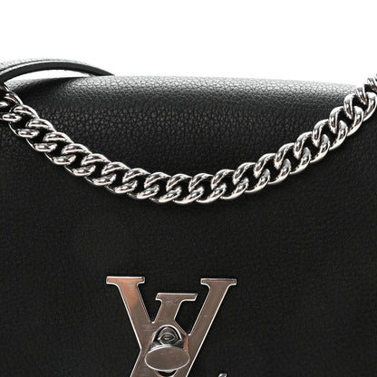 Louis Vuitton Soft Calfskin My Lockme Chain Bag BB Black 8 of 10