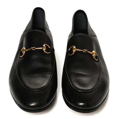 Gucci Lambskin Womens Brixton Horsebit Loafers 38.5 Black 9 of 10