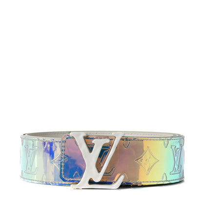 Louis Vuitton PVC Monogram 40mm LV Initiales Reversible Belt 100 40 Iridescent Prism 1 of 4