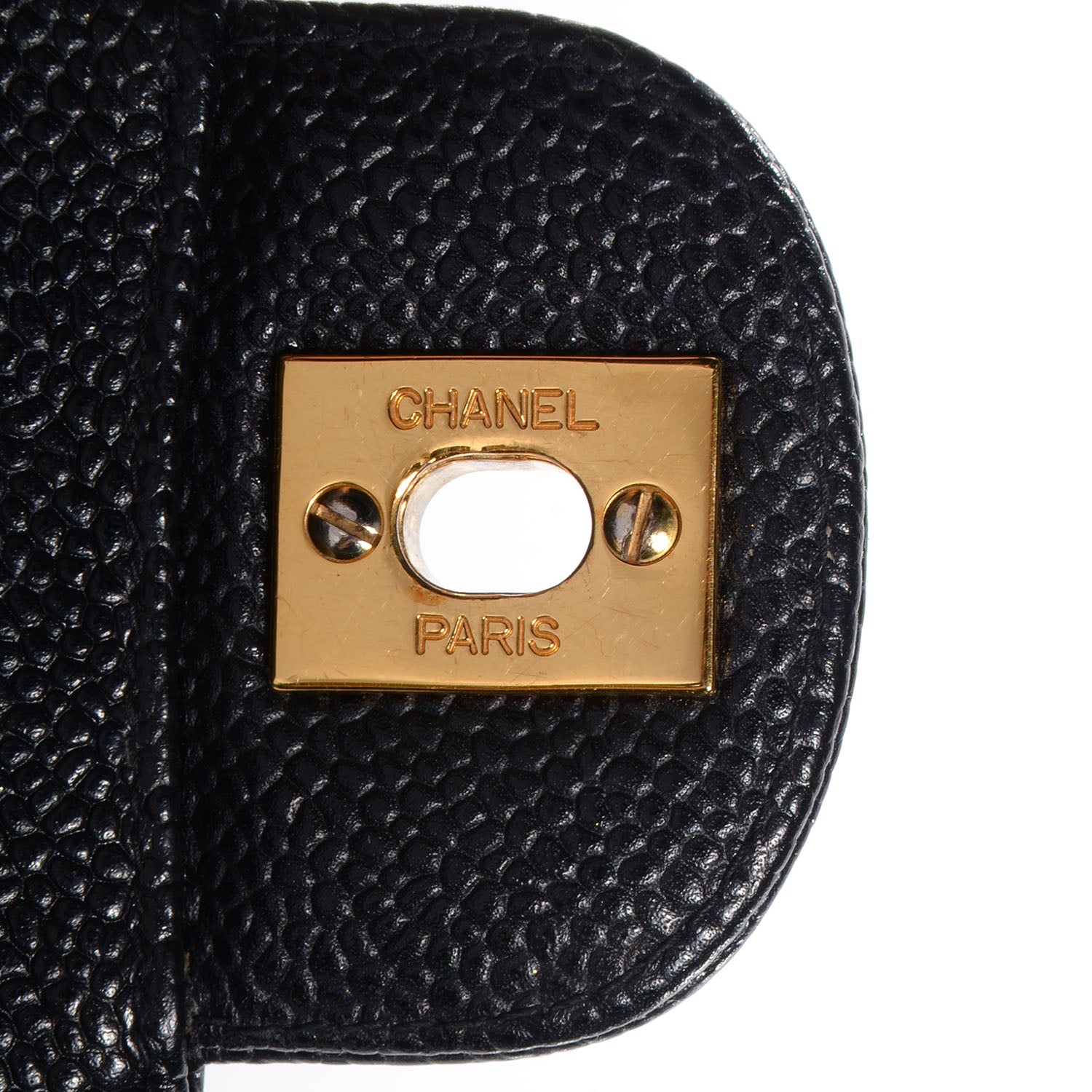 Chanel Caviar Quilted Medium Double Flap Black 8 of 8