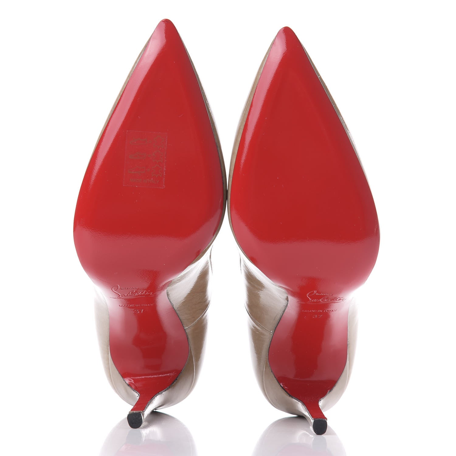 Christian Louboutin Patent So Kate 120 Pumps 37 Grey 5 of 8