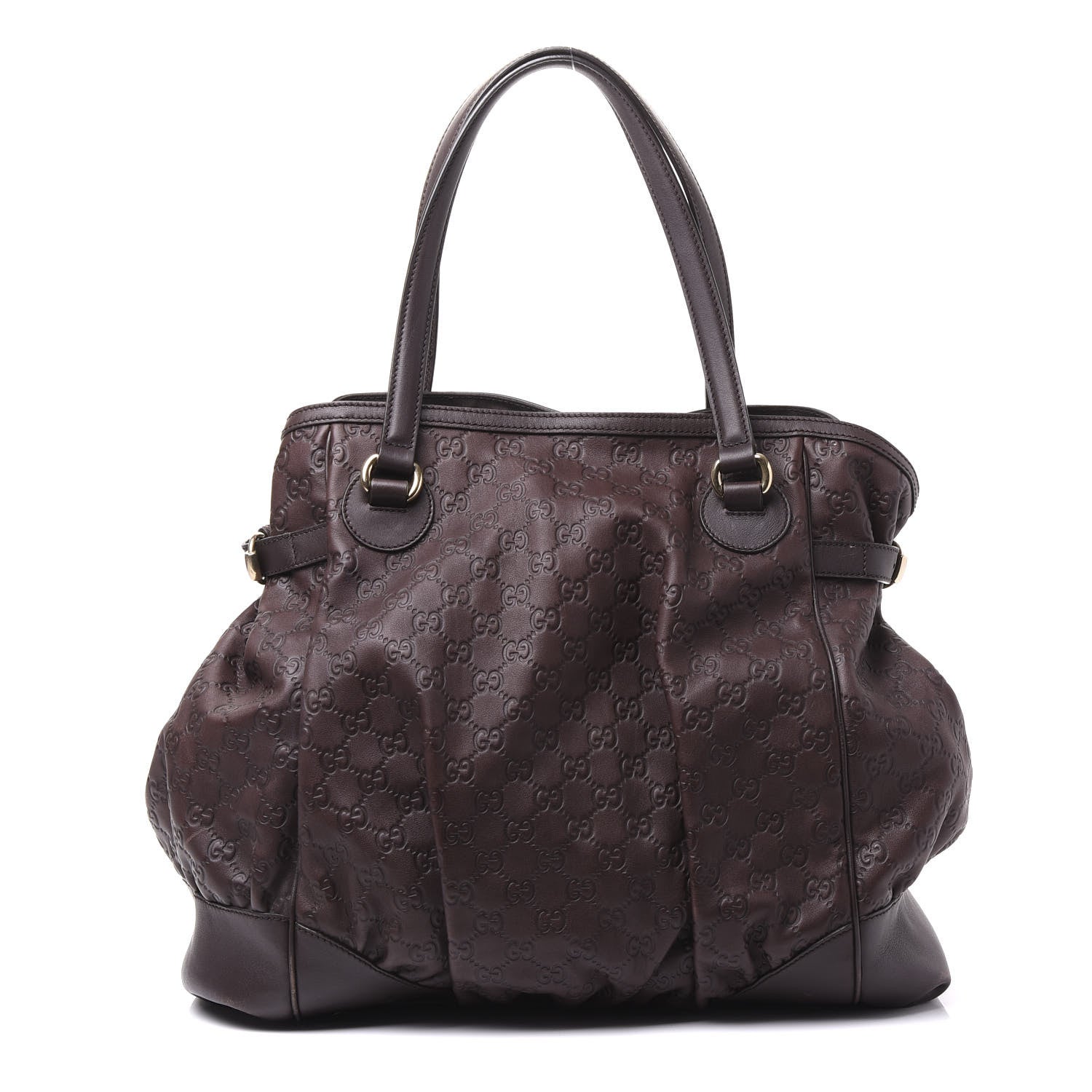 Gucci Guccissima Full Moon Tote Brown 1 of 12