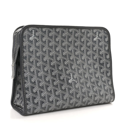 Goyard Goyardine Jouvence MM Toiletry Pouch Grey 3 of 9