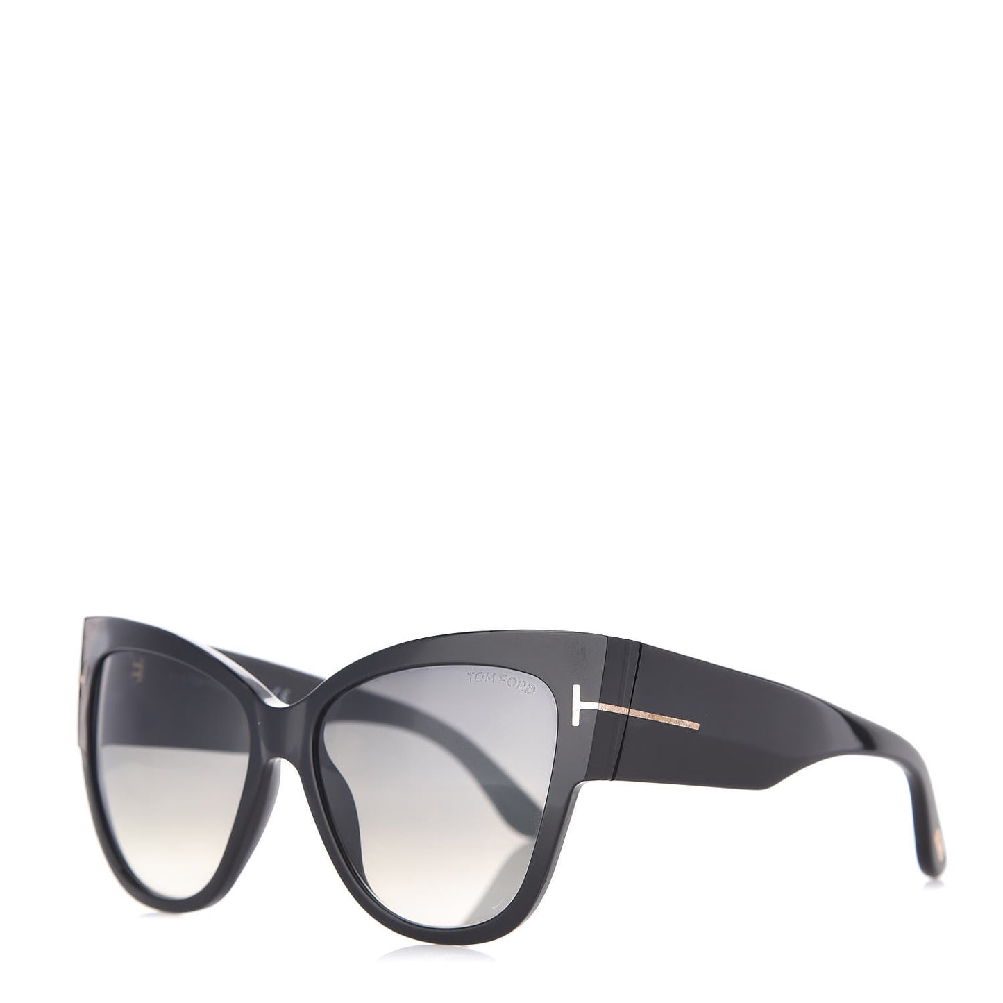 Acetate Anoushka Cat Eye Sunglasses TF371 Black