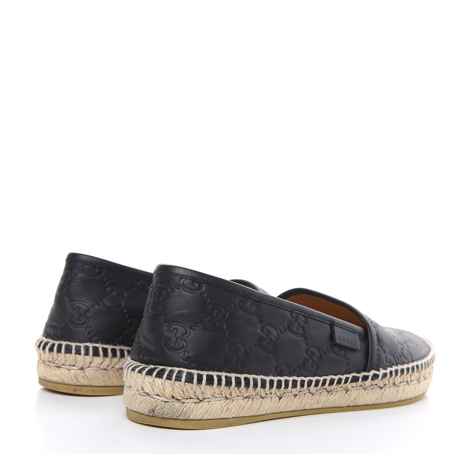 Gucci Guccissima Signature Espadrilles 37 Black 4 of 11