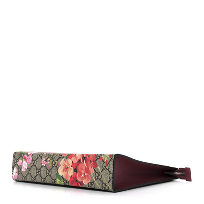 Gucci GG Supreme Monogram Blooms Large Cosmetic Case Beige Multicolor Dry Rose 8 of 10