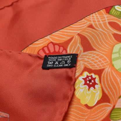 Hermes Silk Sulfure et Presse Papiers II Scarf 90 4 of 4