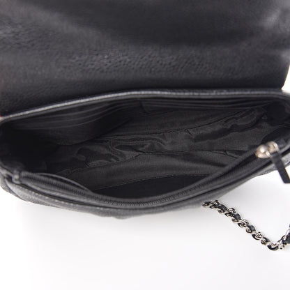 Chanel Caviar Half Moon Wallet On Chain WOC Black 5 of 12