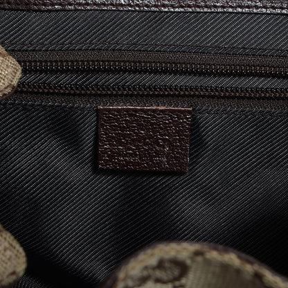 Gucci GG Monogram Single Buckle Backpack Brown 6 of 7