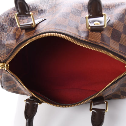 Louis Vuitton Damier Ebene Speedy Bandouliere 25 6 of 9