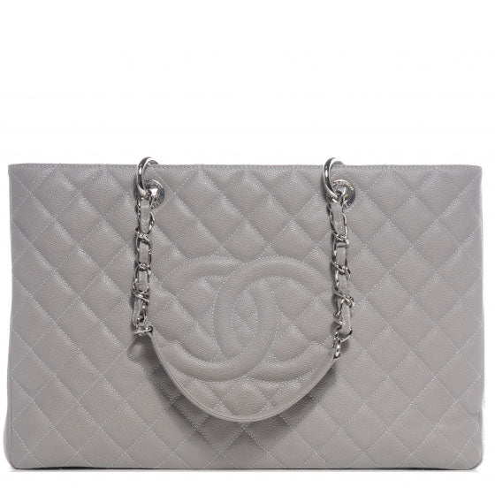 Caviar XL Grand Shopping Tote GST Grey