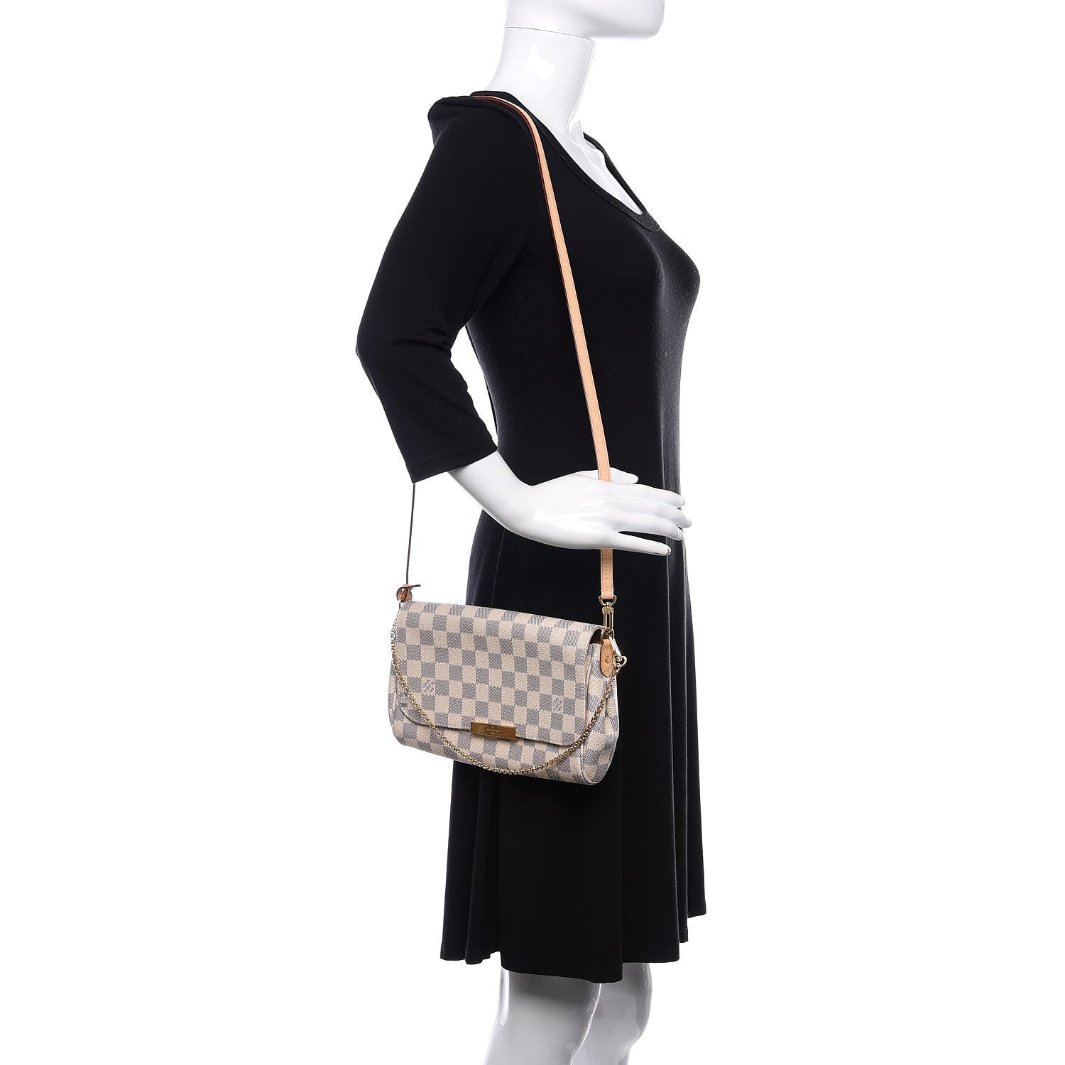 Louis Vuitton Damier Azur Favorite MM 2 of 10