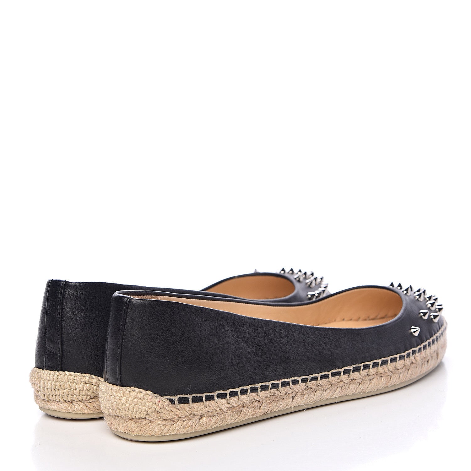 Christian Louboutin Nappa Aliochette Espadrilles 41 Black 4 of 10