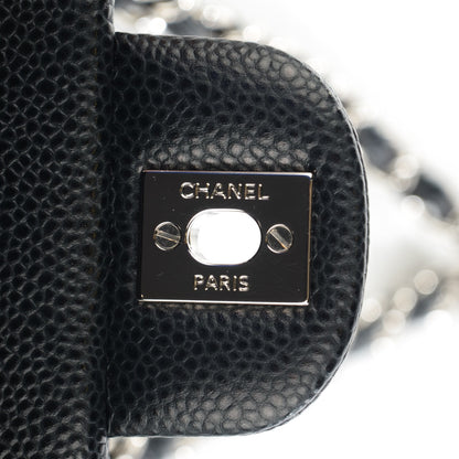 Chanel Caviar Quilted Mini Rectangular Flap Black 8 of 8