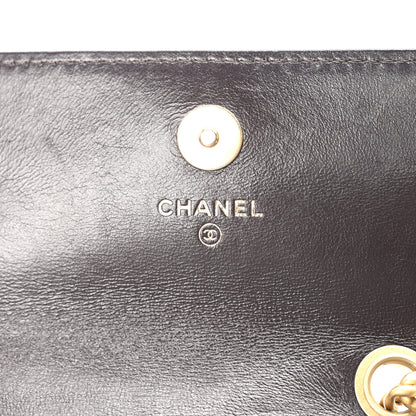 Chanel Lambskin Quilted Pillow Crush Flap Phone Holder With Chain Dark Brown 6 of 10