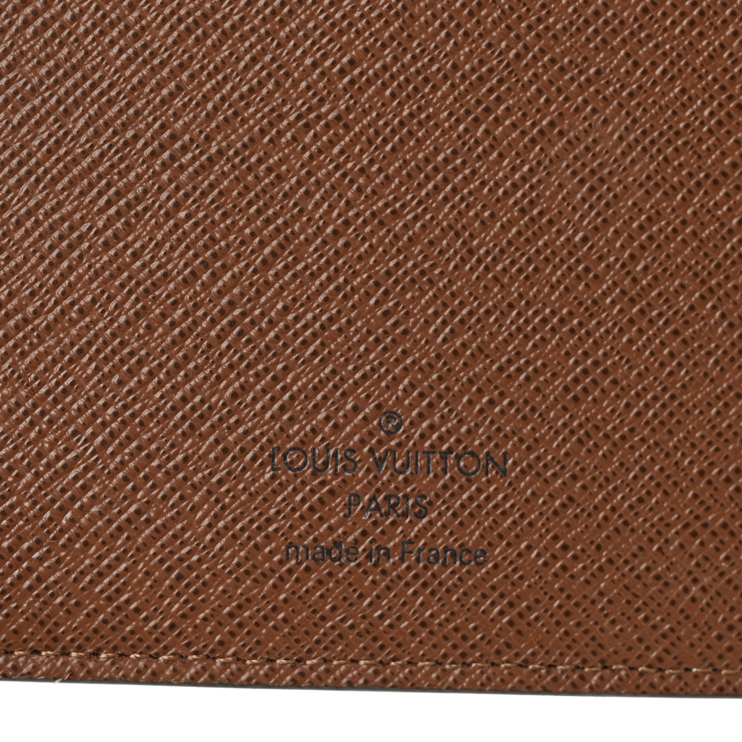 Monogram Desk Agenda Cover