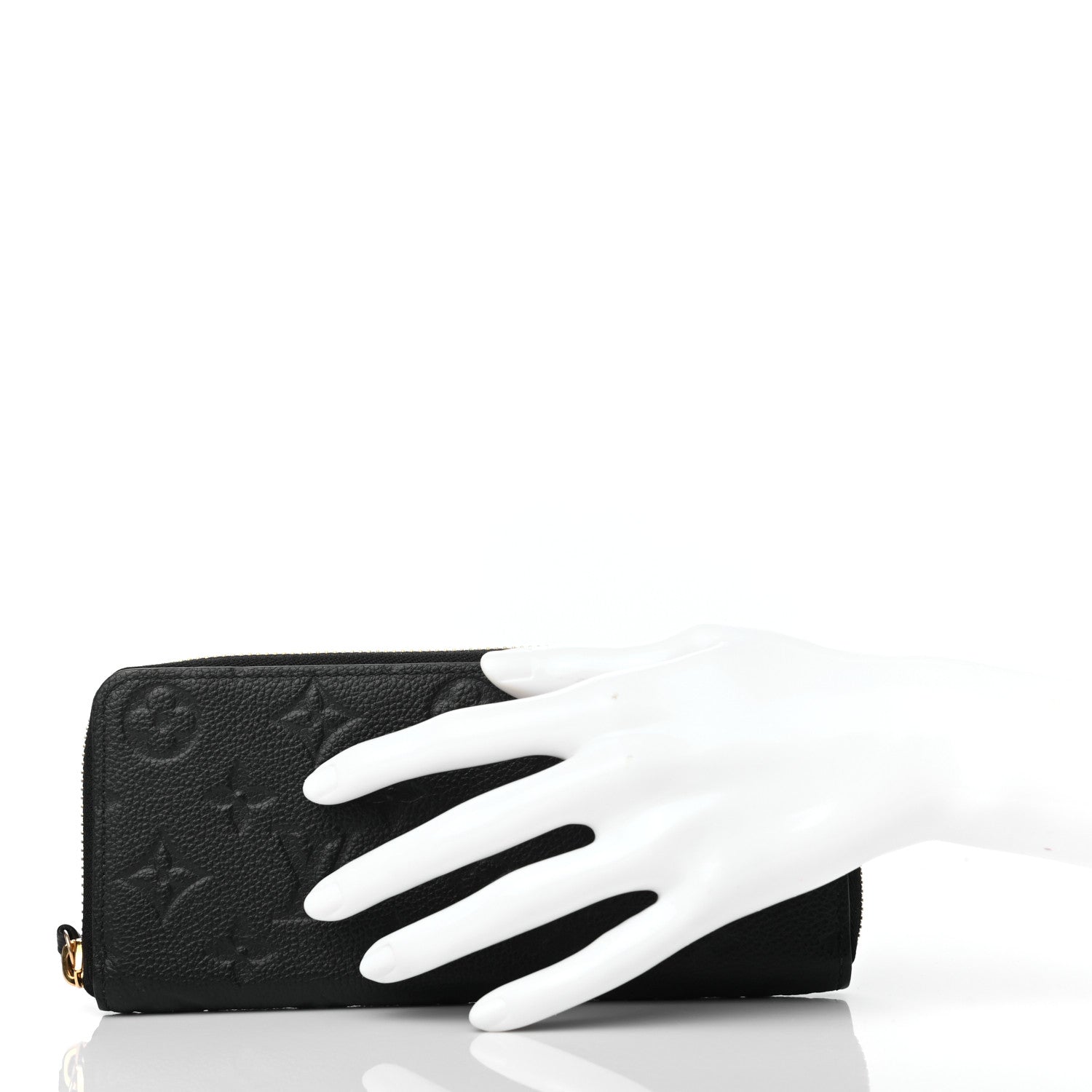 Louis Vuitton Empreinte Clemence Wallet Black 2 of 7