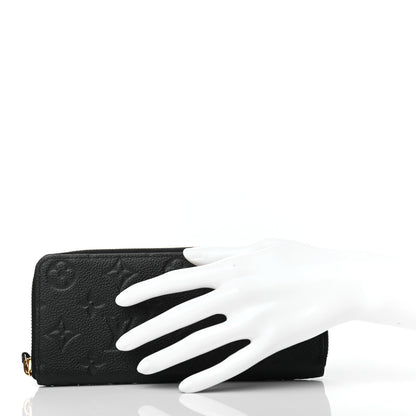 Louis Vuitton Empreinte Clemence Wallet Black 2 of 7
