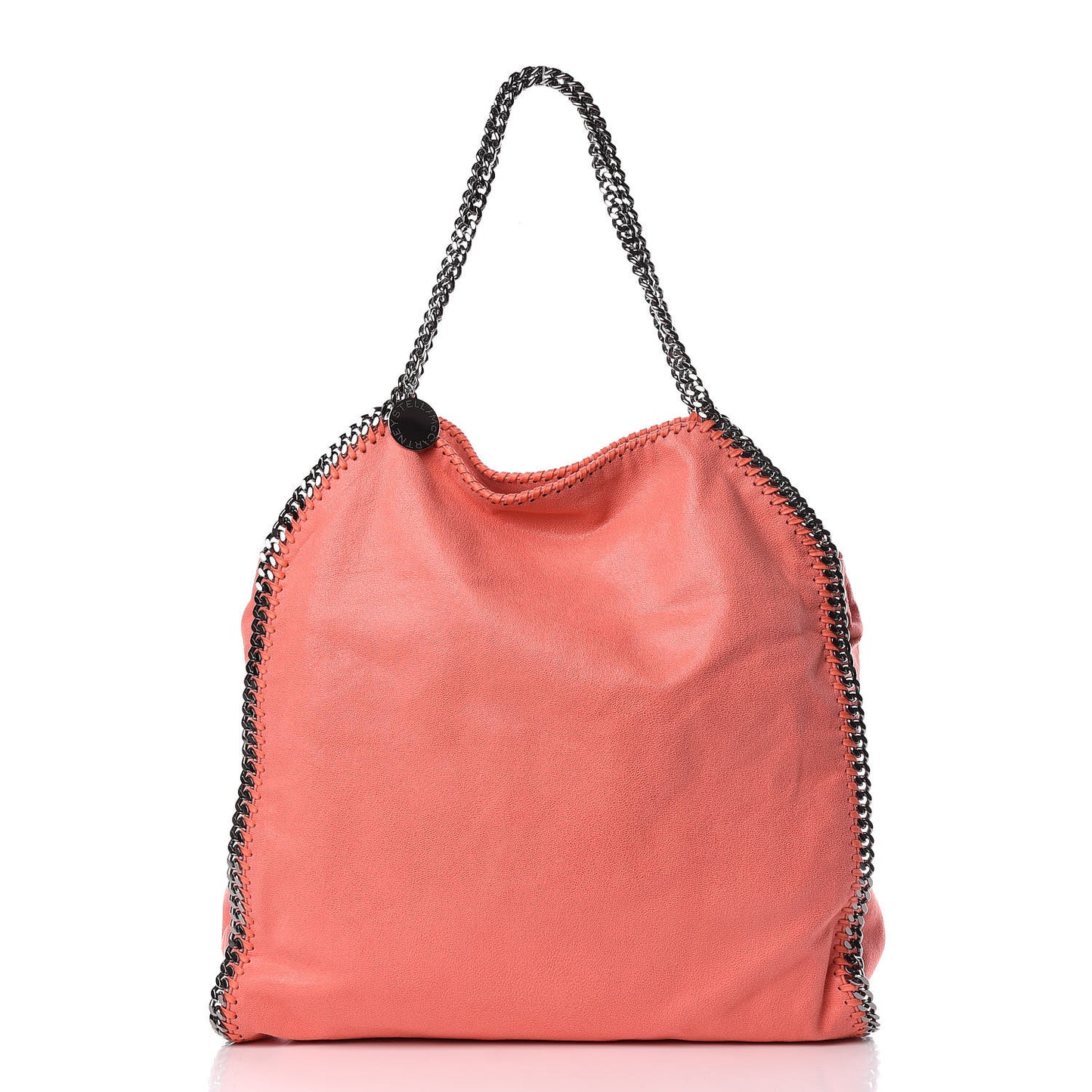 Shaggy Deer Big Falabella Tote Coral