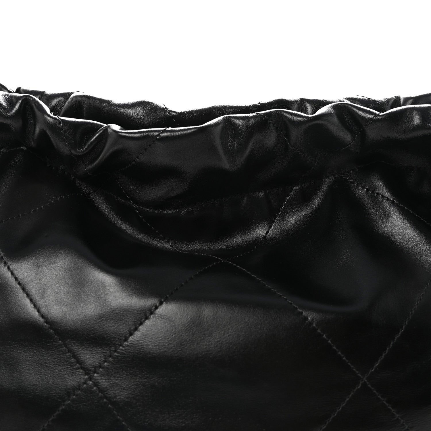 Chanel Shiny Calfskin Quilted Small Chanel 22 Black 9 of 11