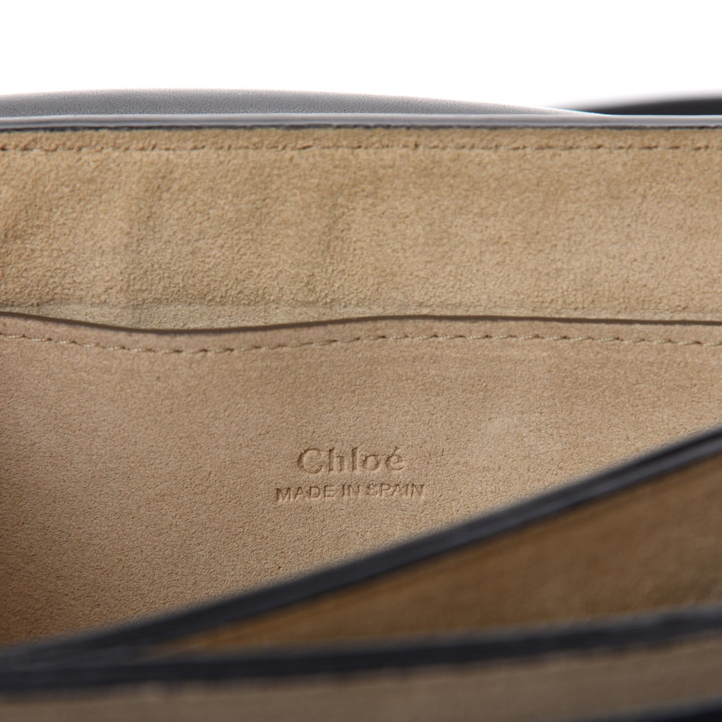 Suede Calfskin Small Faye Shoulder Bag Black